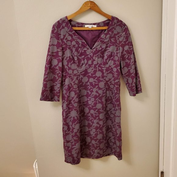 Boden Dresses & Skirts - Boden purple corduroy dress, Sz 4, EUC